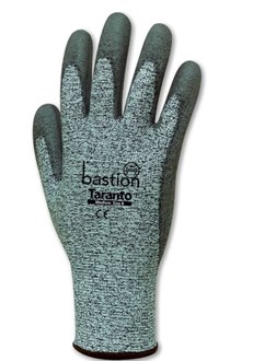 BASTION TARANTO HPPE CUT 5 RESISTANT GLOVES POLYURETHANE PALM COATING